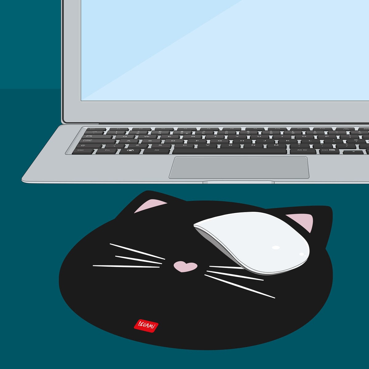 Legami - Alfombrilla para Ratón Gatos