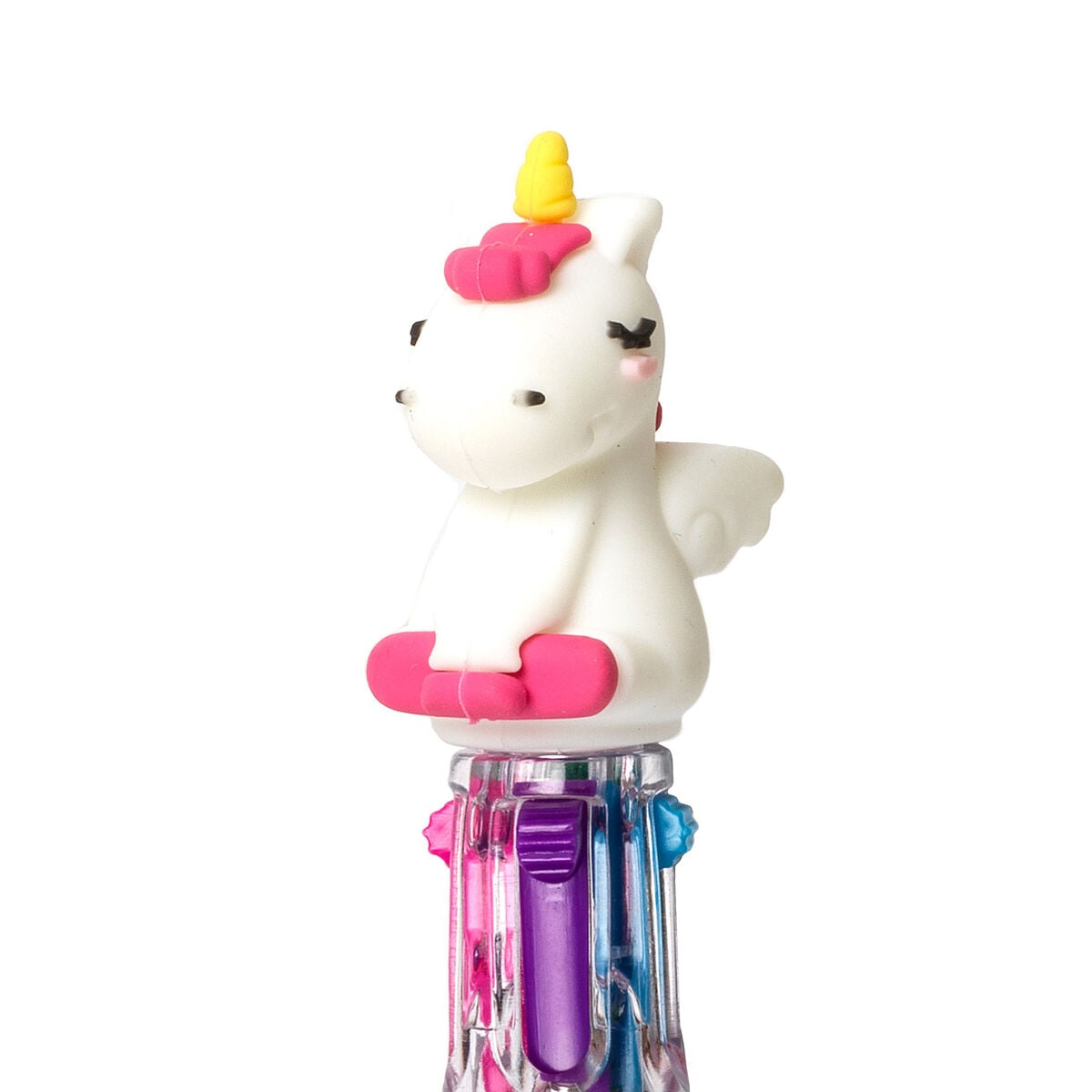 Legami - Mini Bolígrafo de 4 colores - Unicornio - Mini Magia Arcoíris