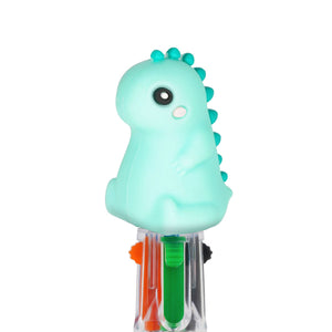 Legami - Bolígrafo Mini de 4 Colores - Dino - Mini Magia Rainbow