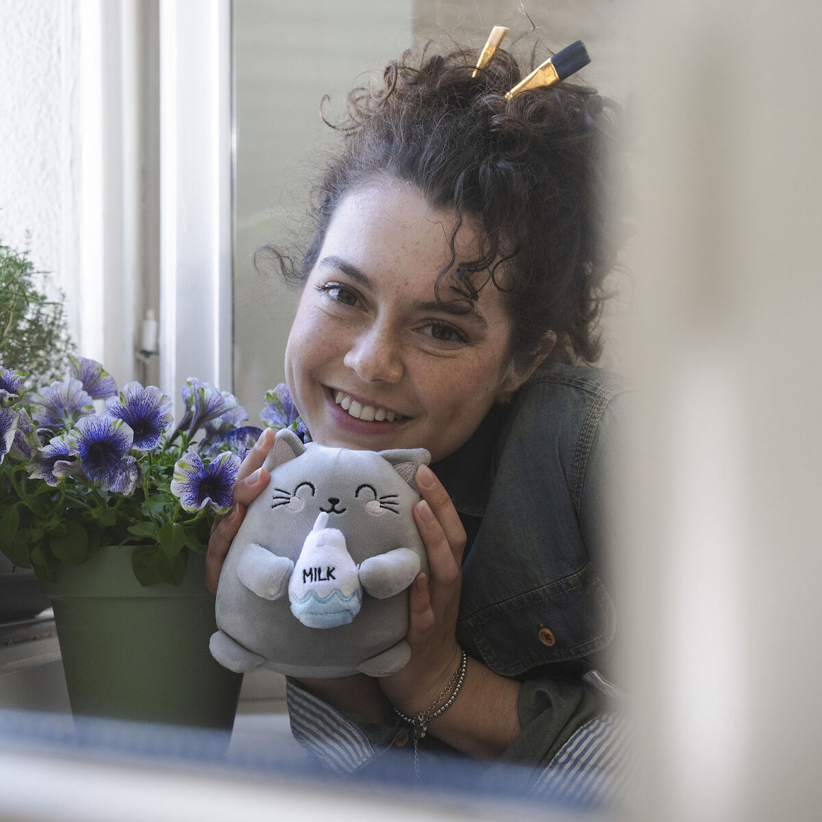 Legami - Peluche Gatito - ¡Mini Súper Suave!