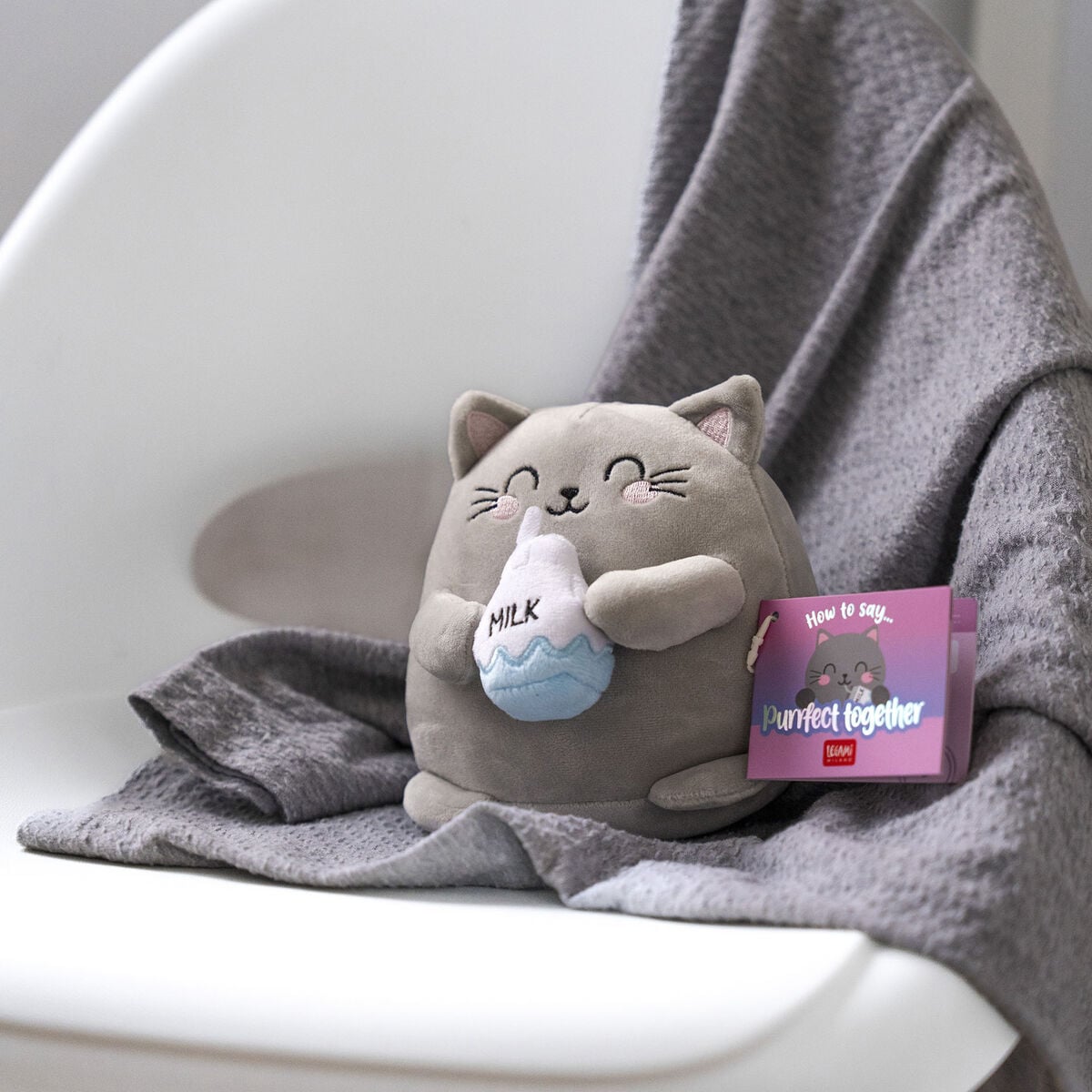 Legami - Peluche Gatito - ¡Mini Súper Suave!