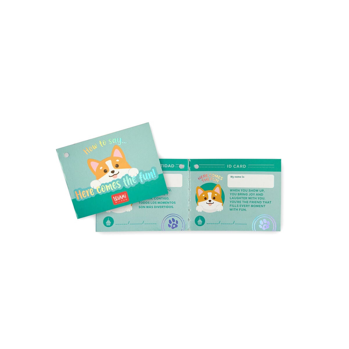 Legami - Peluche Corgi - ¡Mini súper suave!