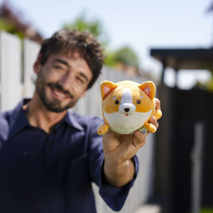 Legami - Peluche Corgi - ¡Mini súper suave!