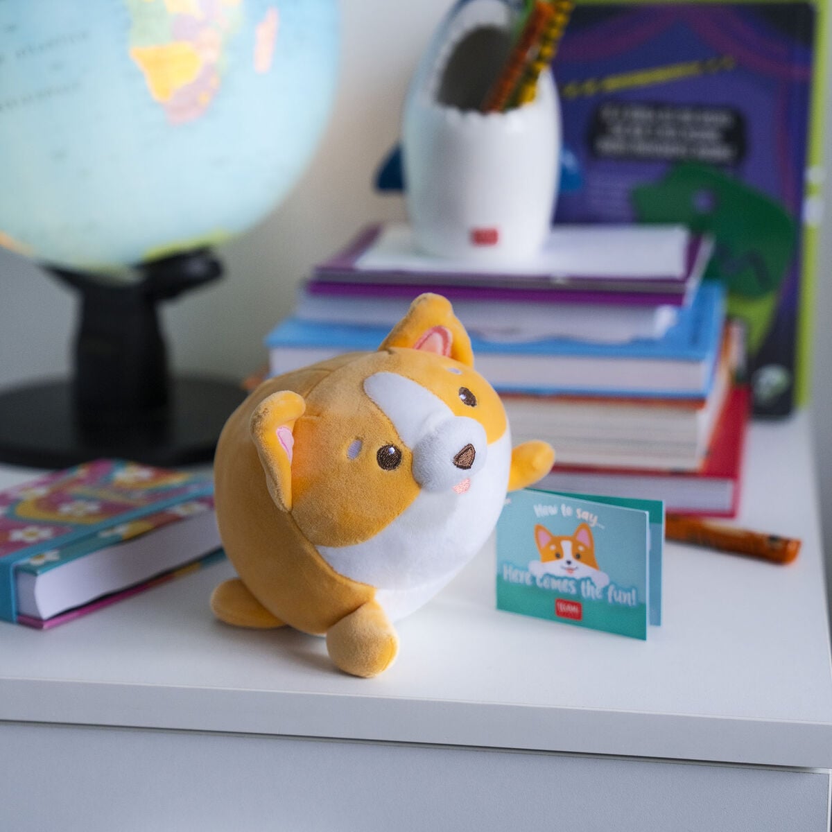 Legami - Peluche Corgi - ¡Mini súper suave!