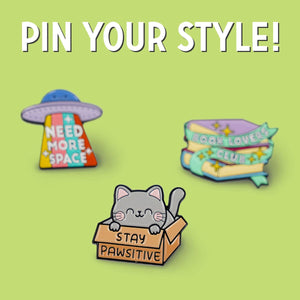 Legami - Pin de metal esmaltado gatito - ¡Personaliza tu estilo con un pin!