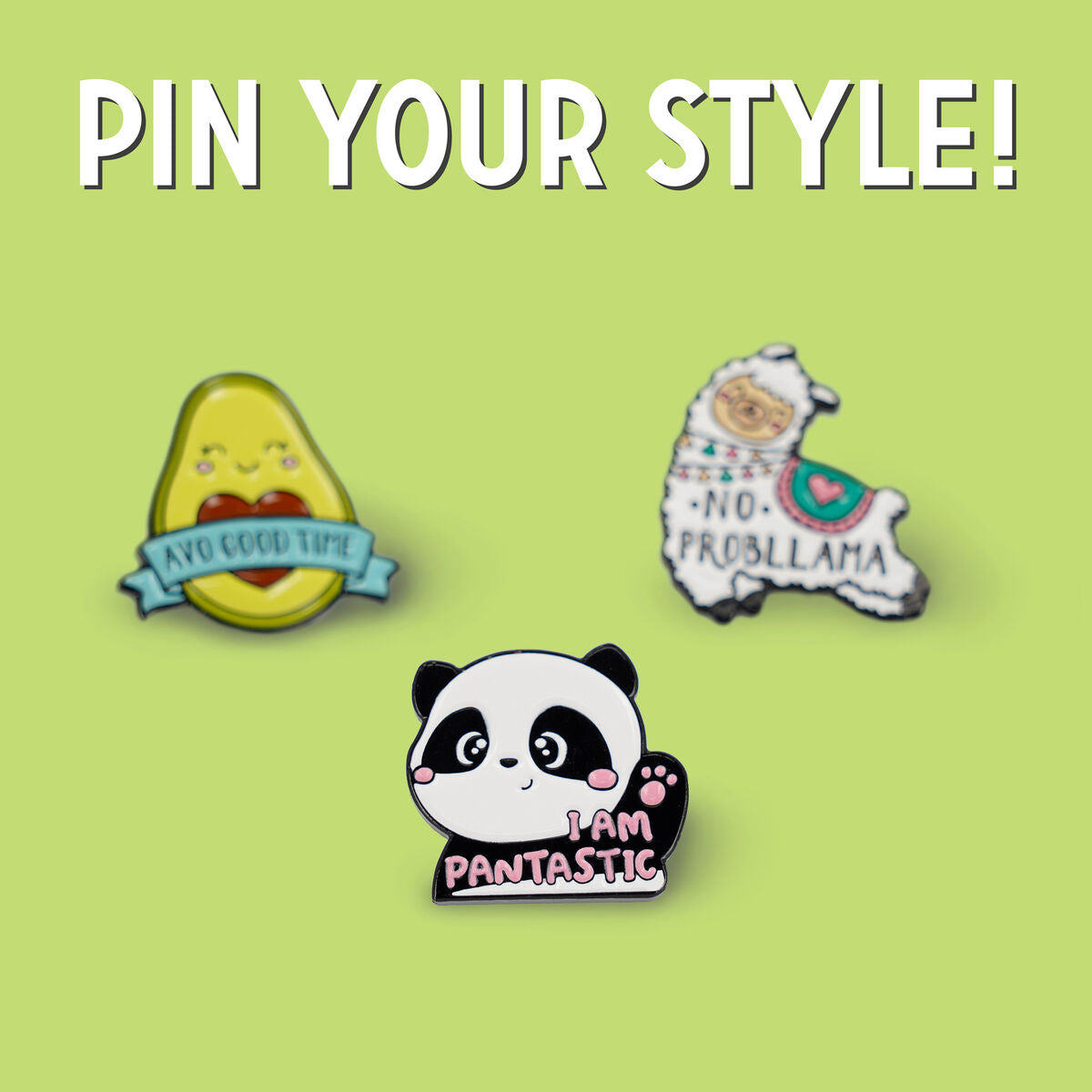 Legami - Pin de metal esmaltado Panda - ¡Crea tu estilo!