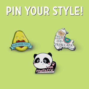 Legami - Pin de metal esmaltado Panda - ¡Crea tu estilo!