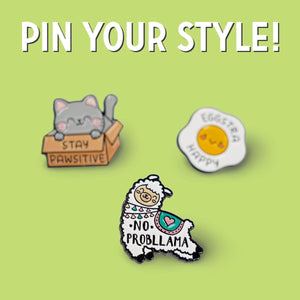 Legami - Pin de metal esmaltado Llama - ¡Personaliza tu estilo!