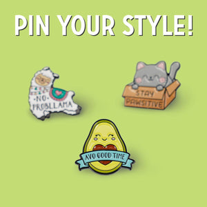 Legami - Pin de metal esmaltado de aguacate - ¡Dale tu estilo!