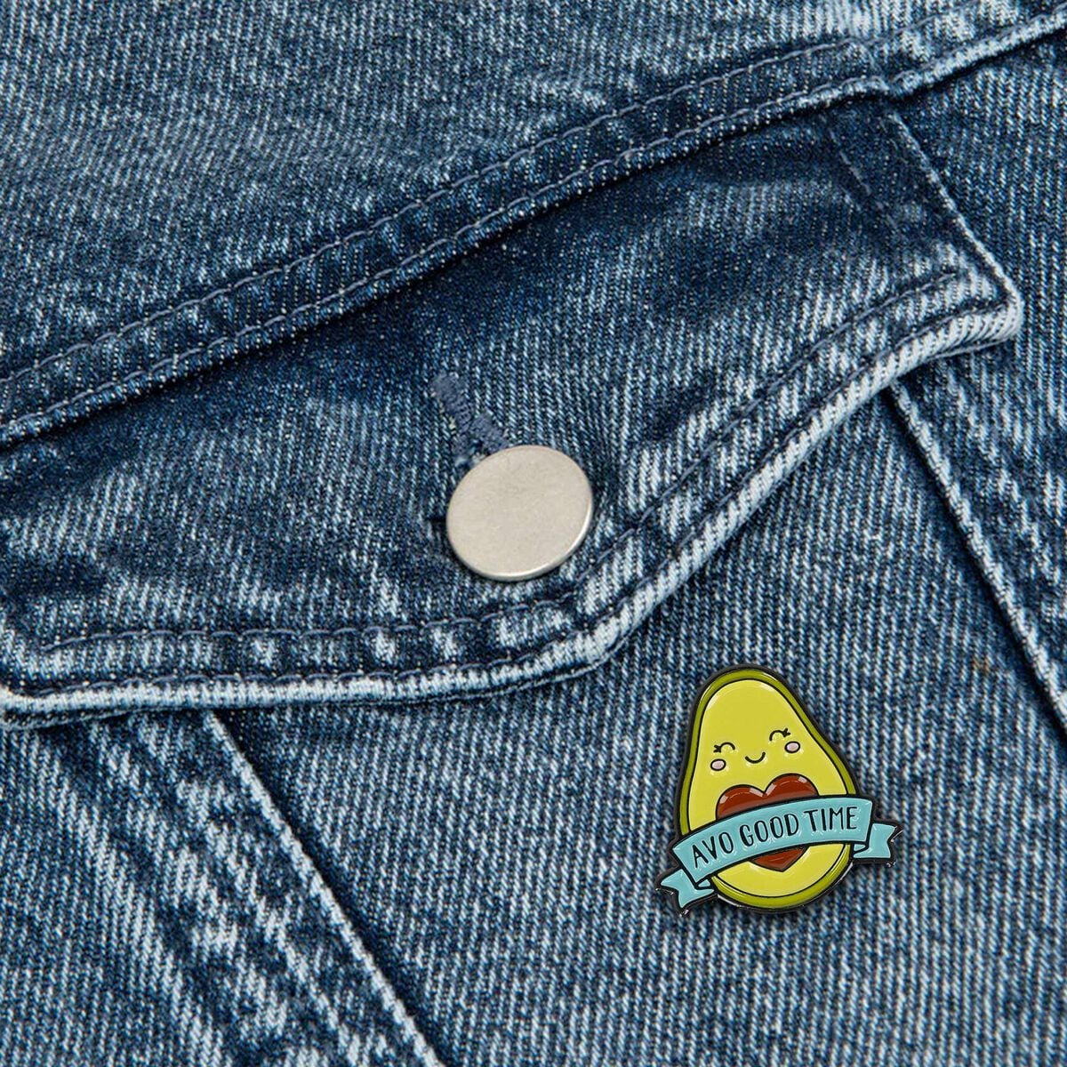 Legami - Pin de metal esmaltado de aguacate - ¡Dale tu estilo!
