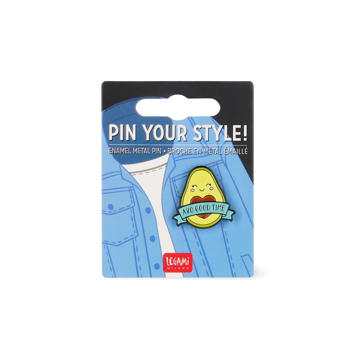 Legami - Pin de metal esmaltado de aguacate - ¡Dale tu estilo!
