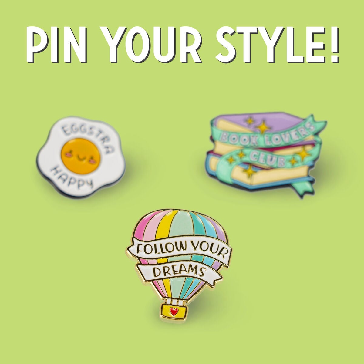 Legami - Pin Esmaltado de Metal Globo Aerostático - ¡Personaliza tu estilo!