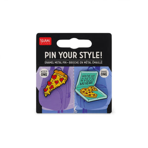 Legami - Pizza Esmaltado Pin Metálico - ¡Personaliza tu Estilo!