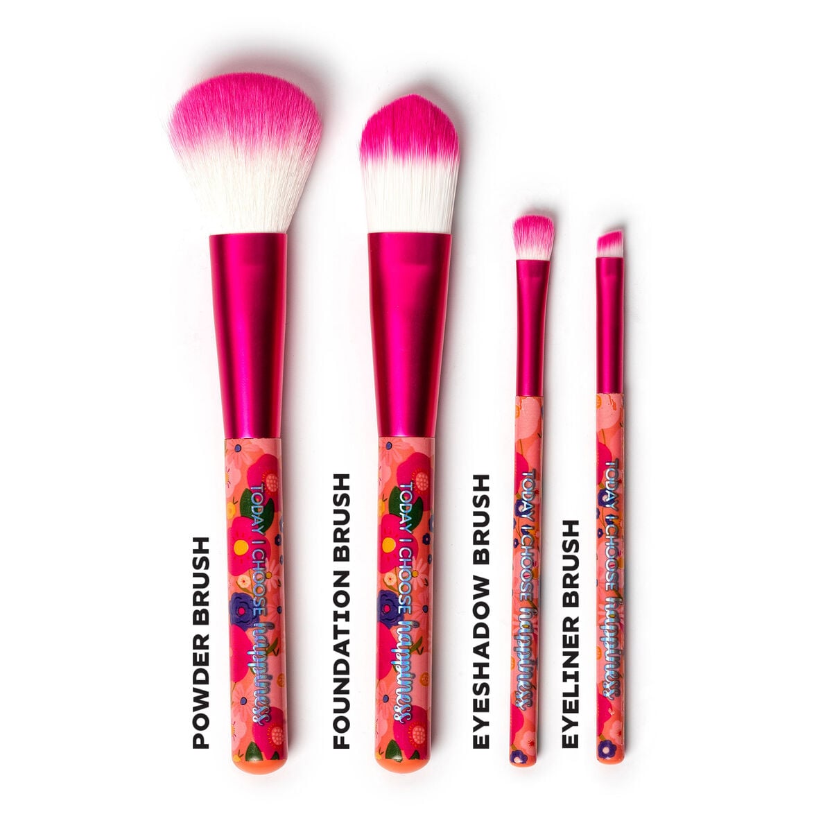 Legami - Set de 4 brochas de maquillaje Flores - ¡Oh My Glow!