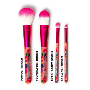 Legami - Set de 4 brochas de maquillaje Flores - ¡Oh My Glow!