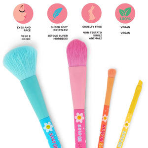 Legami - Juego de 4 Brochas de Maquillaje Daisy - ¡Oh My Glow!