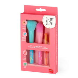 Legami - Juego de 4 Brochas de Maquillaje Daisy - ¡Oh My Glow!