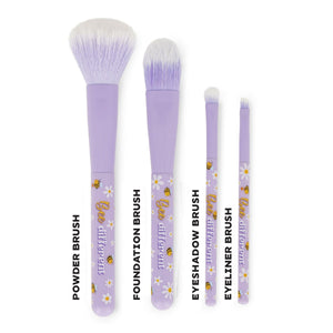 Legami - Set de 4 brochas de maquillaje Bee - ¡Oh My Glow!