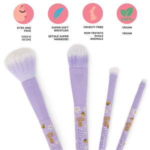 Legami - Set de 4 brochas de maquillaje Bee - ¡Oh My Glow!