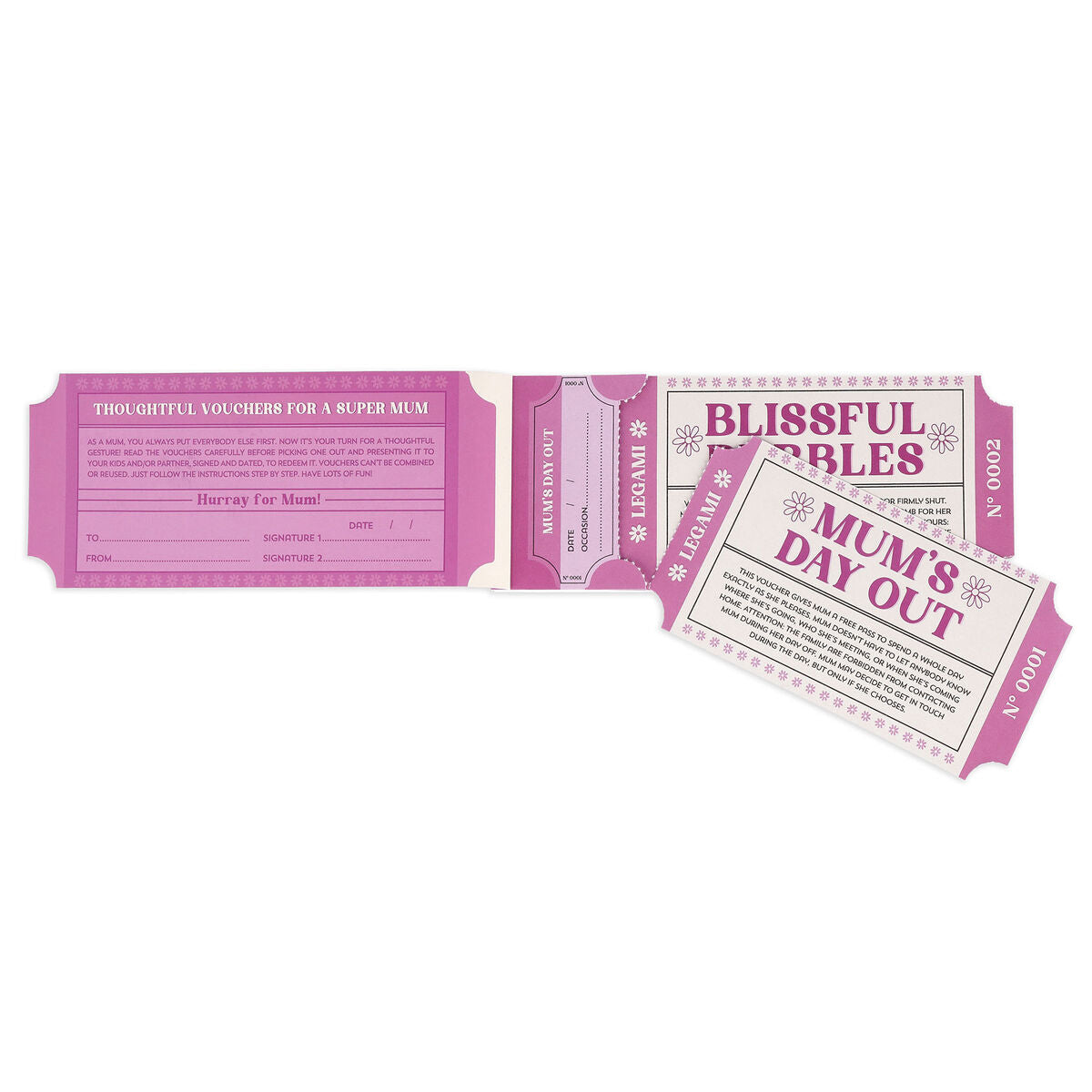 Legami - Kitap 24 Vouchers Mum - Inglés - Cheques de regalo