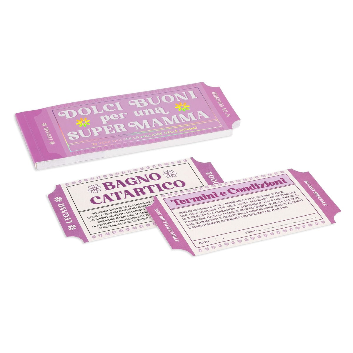 Legami - Libro 24 vales - Vela - Italiano - Cheques regalo
