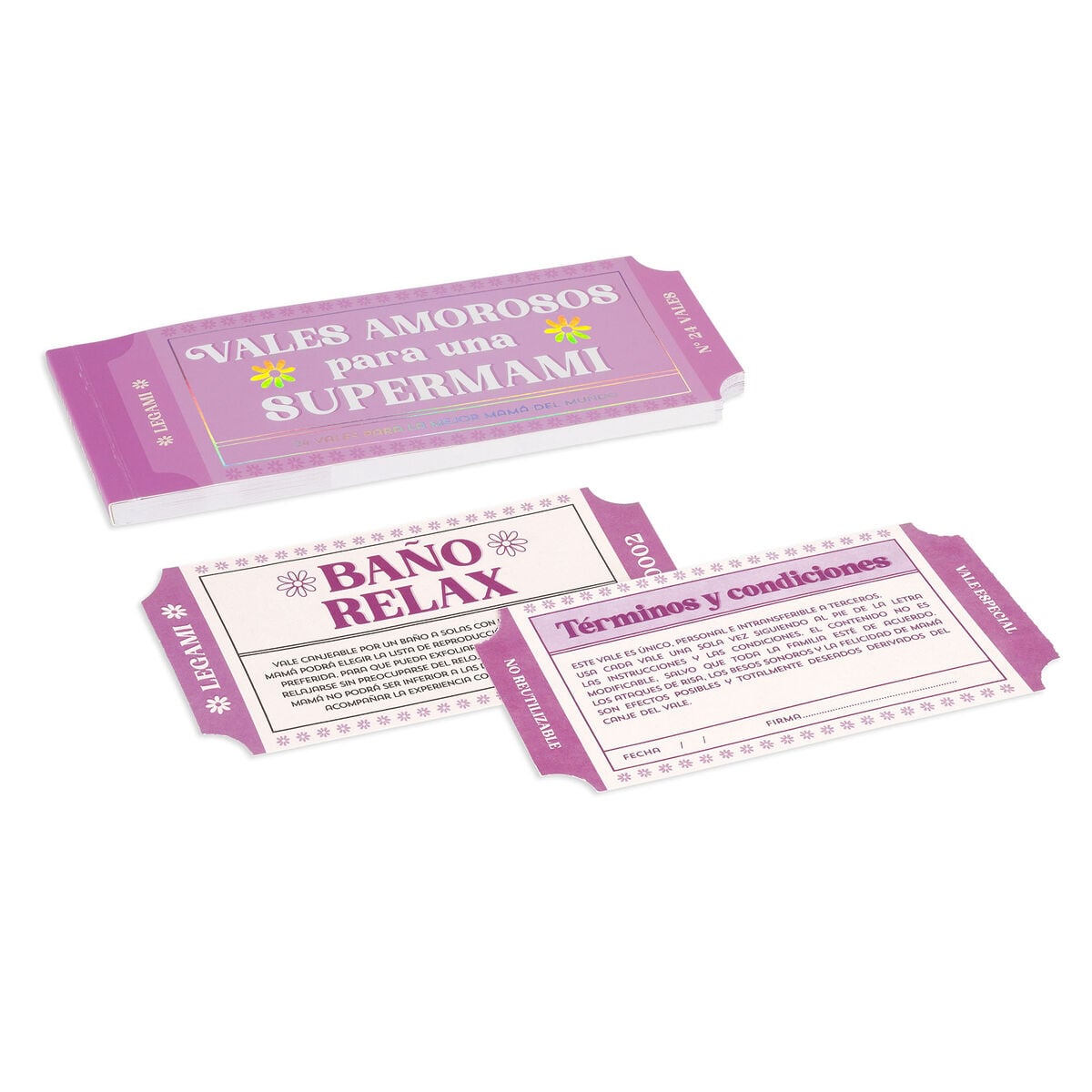 Legami - Kit 24 Vales de Regalo para Mamá