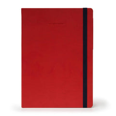 Legami - Cuaderno con Páginas en Blanco y Cubierta Suave Monocromática - Red - My Cuaderno