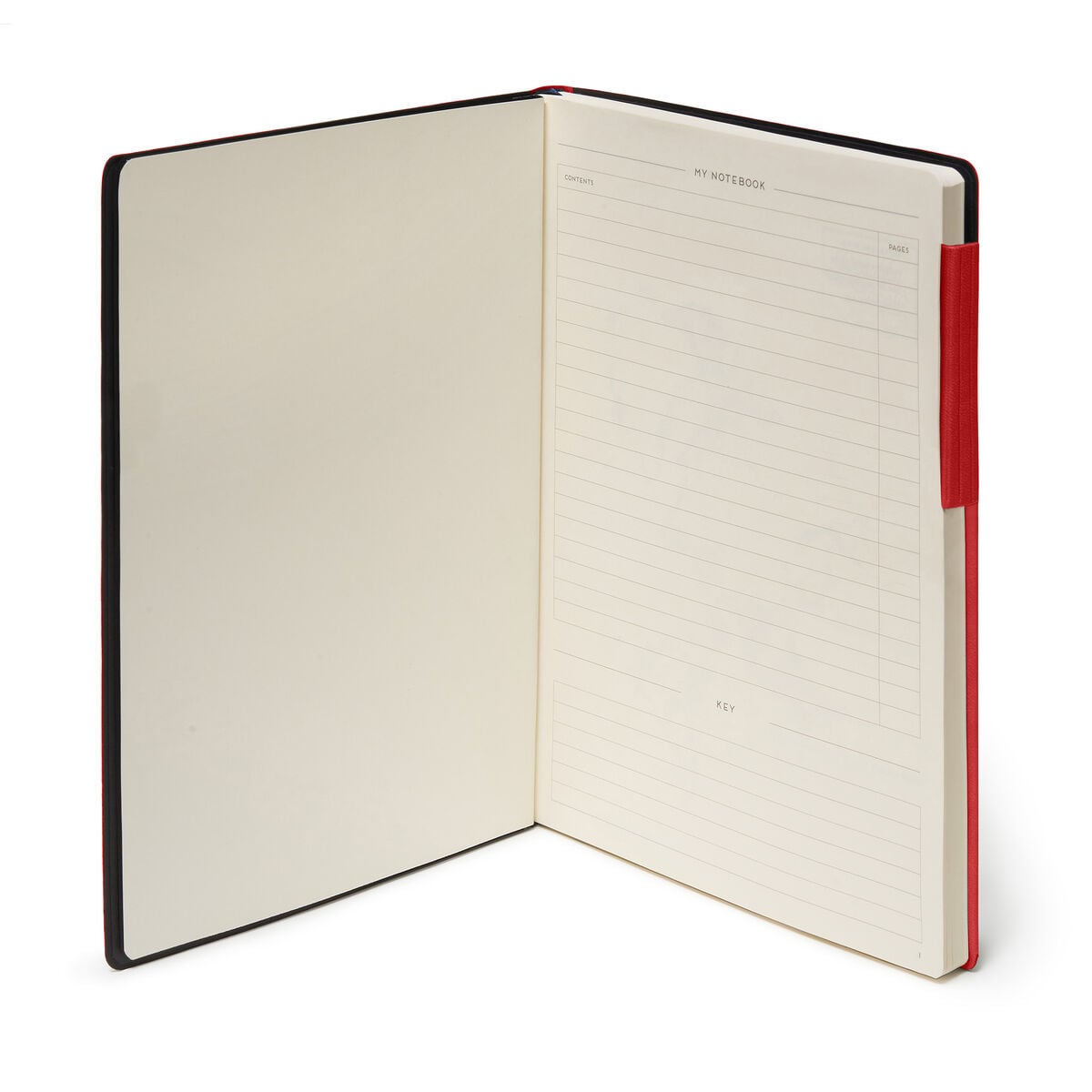 Legami - Cuaderno con Páginas en Blanco y Cubierta Suave Monocromática - Red - My Cuaderno