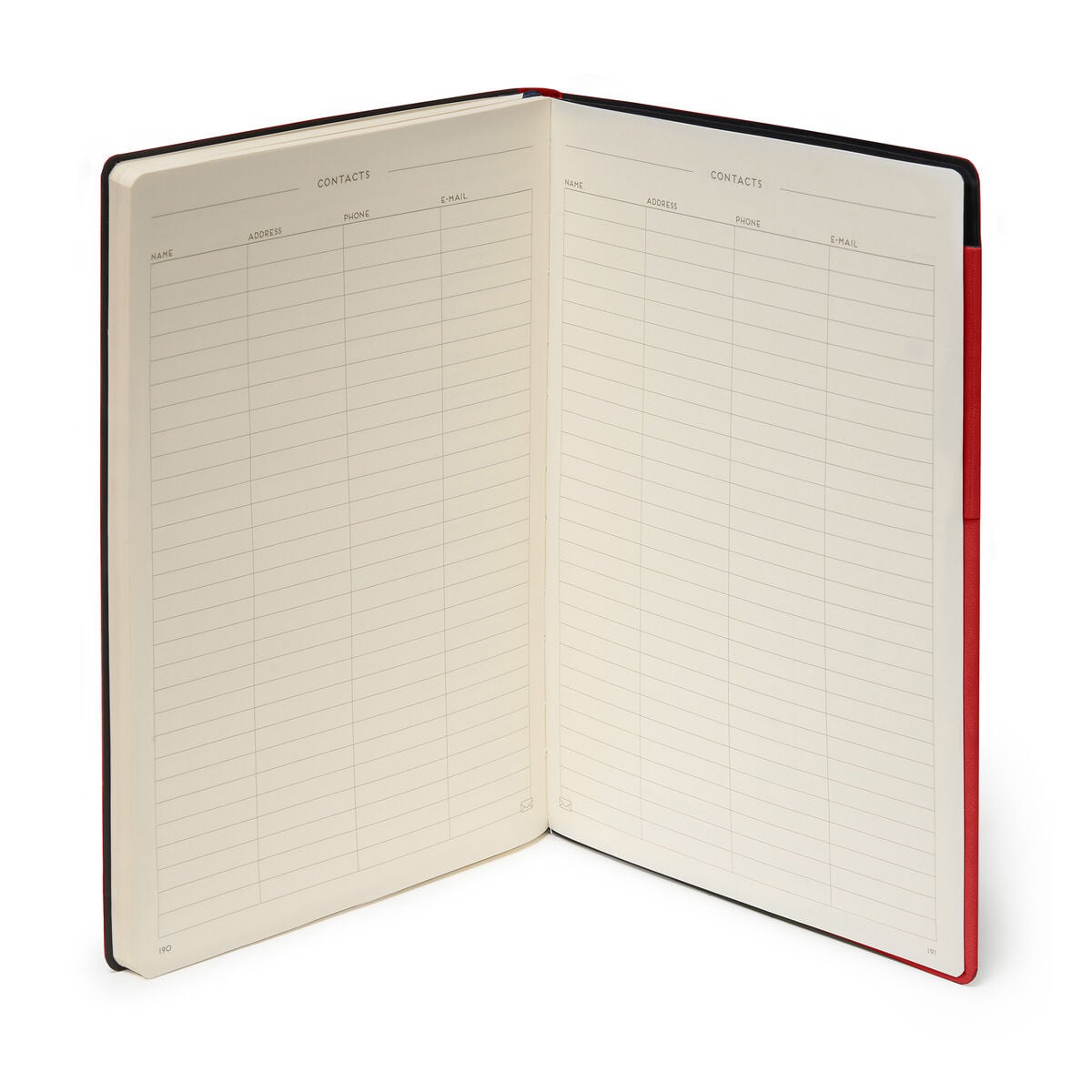 Legami - Cuaderno con Páginas en Blanco y Cubierta Suave Monocromática - Red - My Cuaderno