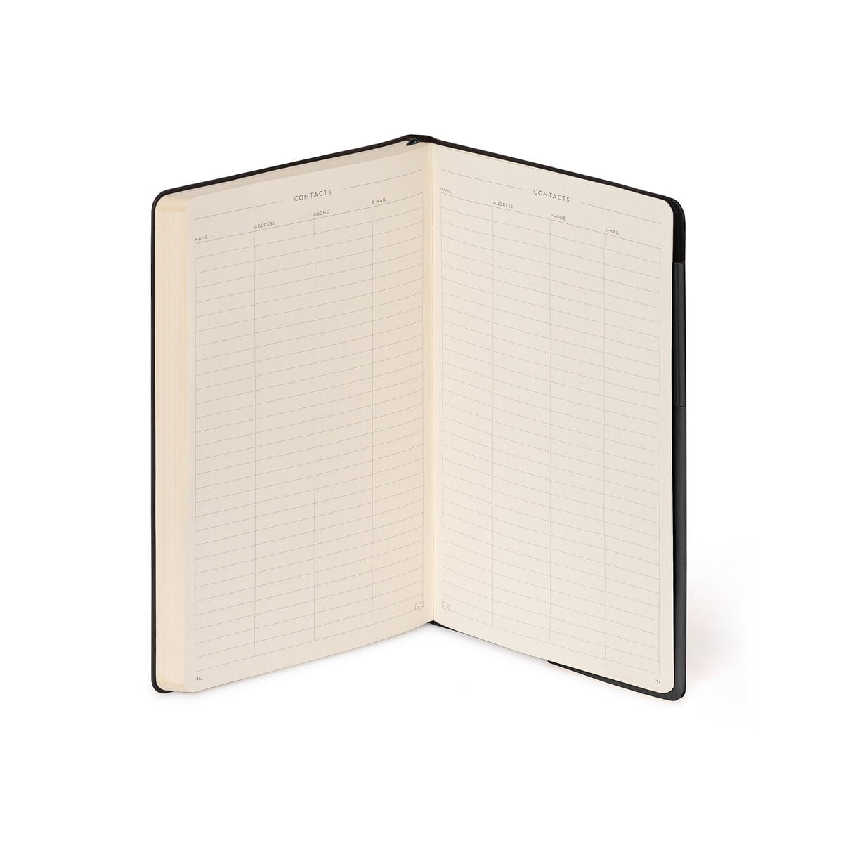 Cuaderno rayado Legami con tapa blanda monocromática - Negro - My Defter