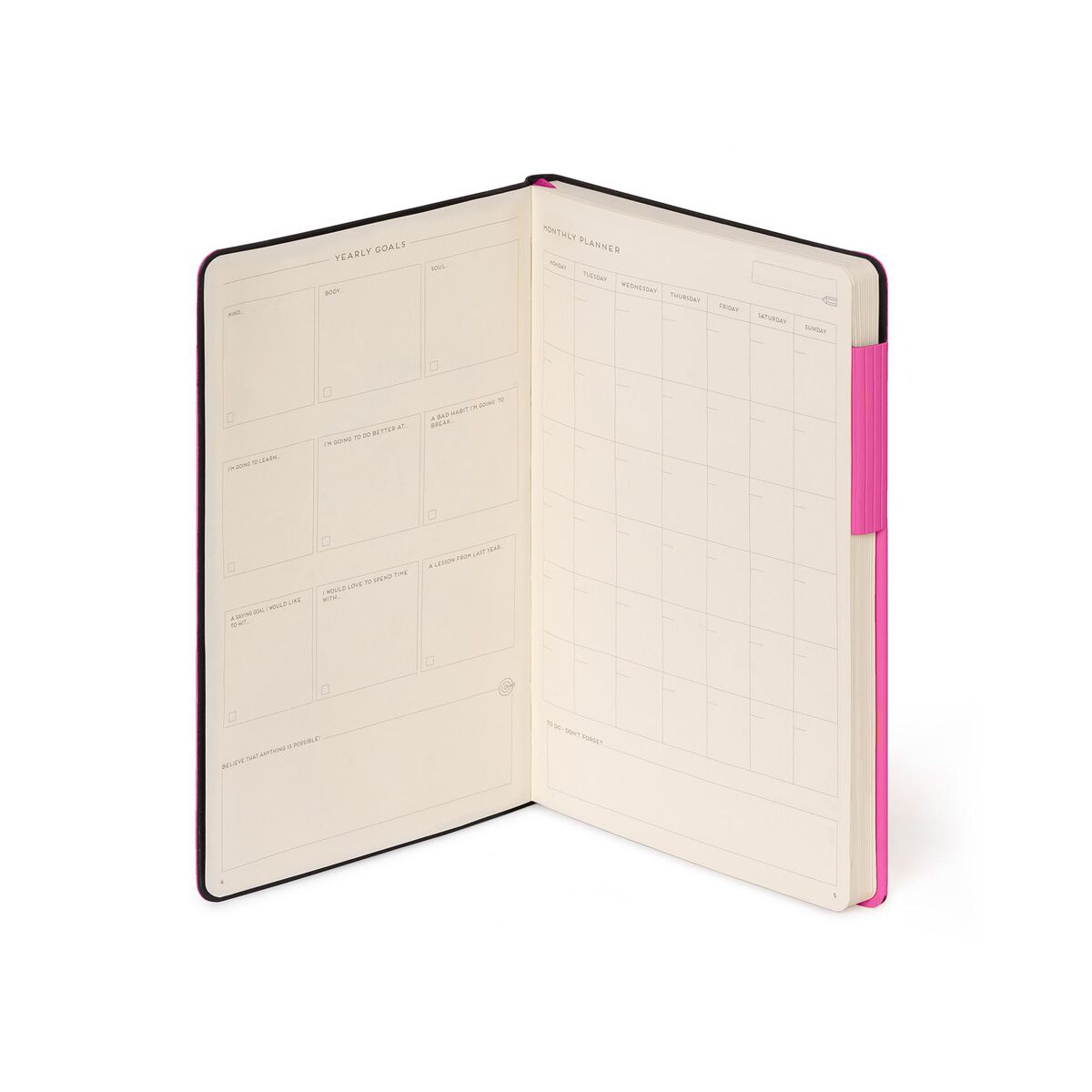Legami - Cuaderno Rayado con Cubierta Suave Monocromática - Buganvilla - Mi Cuaderno