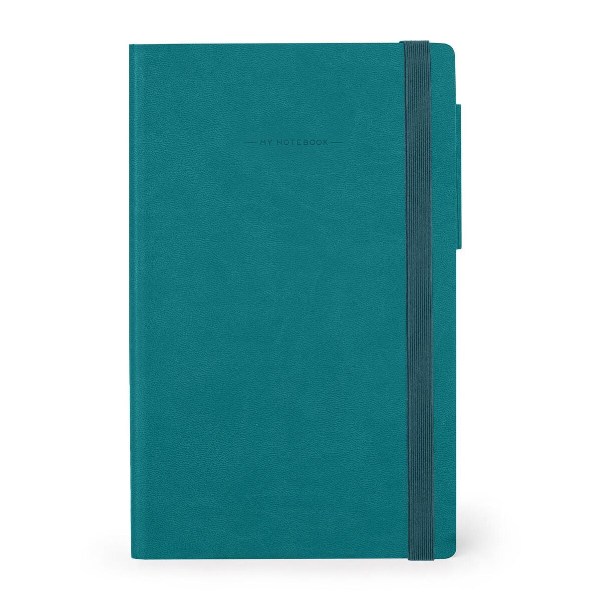 Legami - Cuaderno Rayado con Tapa Blanda Monocroma - Verde Malaquita - Mi Cuaderno
