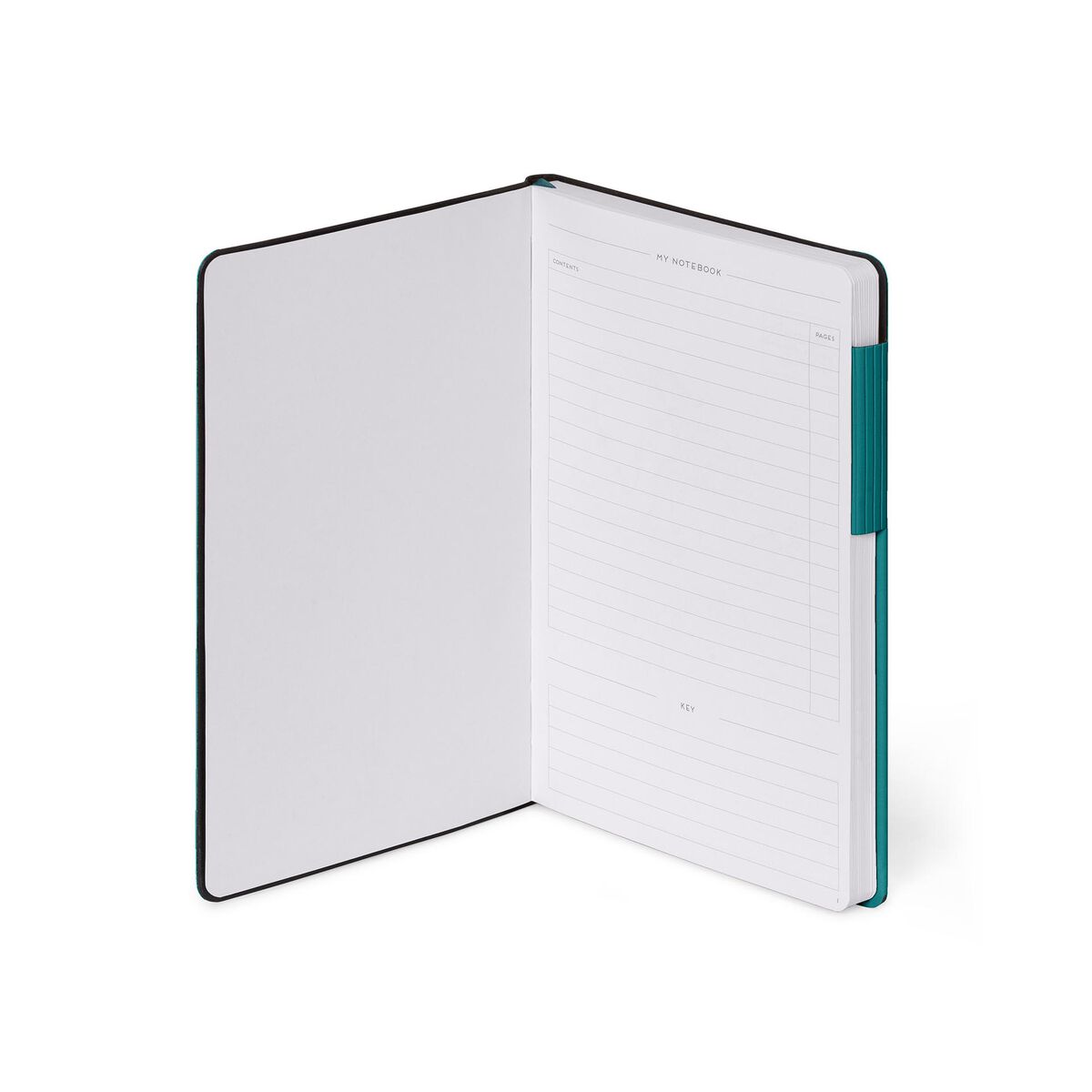 Legami - Cuaderno de puntos con tapa blanda monocromática - Verde malaquita - Mi cuaderno