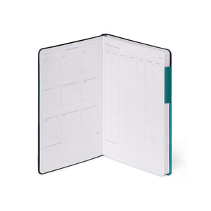 Legami - Cuaderno de puntos con tapa blanda monocromática - Verde malaquita - Mi cuaderno
