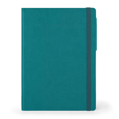 Legami - Cuaderno Rayado con Cubierta Blanda Monocromática - Verde Malaquita - Mi Cuaderno