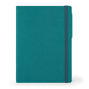Legami - Cuaderno Rayado con Cubierta Blanda Monocromática - Verde Malaquita - Mi Cuaderno