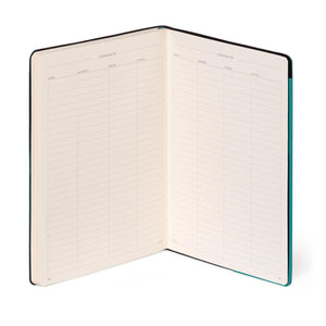 Legami - Cuaderno Rayado con Cubierta Blanda Monocromática - Verde Malaquita - Mi Cuaderno