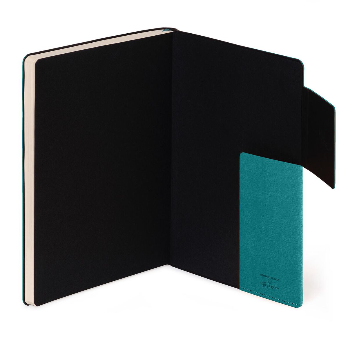 Legami - Cuaderno Rayado con Cubierta Blanda Monocromática - Verde Malaquita - Mi Cuaderno