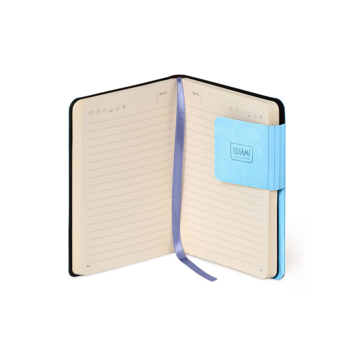 Legami - Cuaderno Rayado con Tapa Blanda Monocromo - Aura - Mi Cuaderno