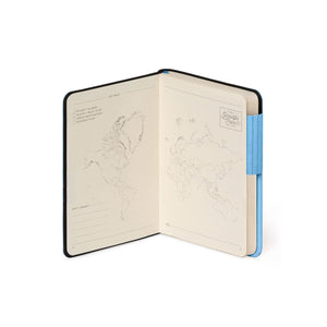 Legami - Cuaderno Rayado con Tapa Blanda Monocromo - Azul Retro - My Notebook