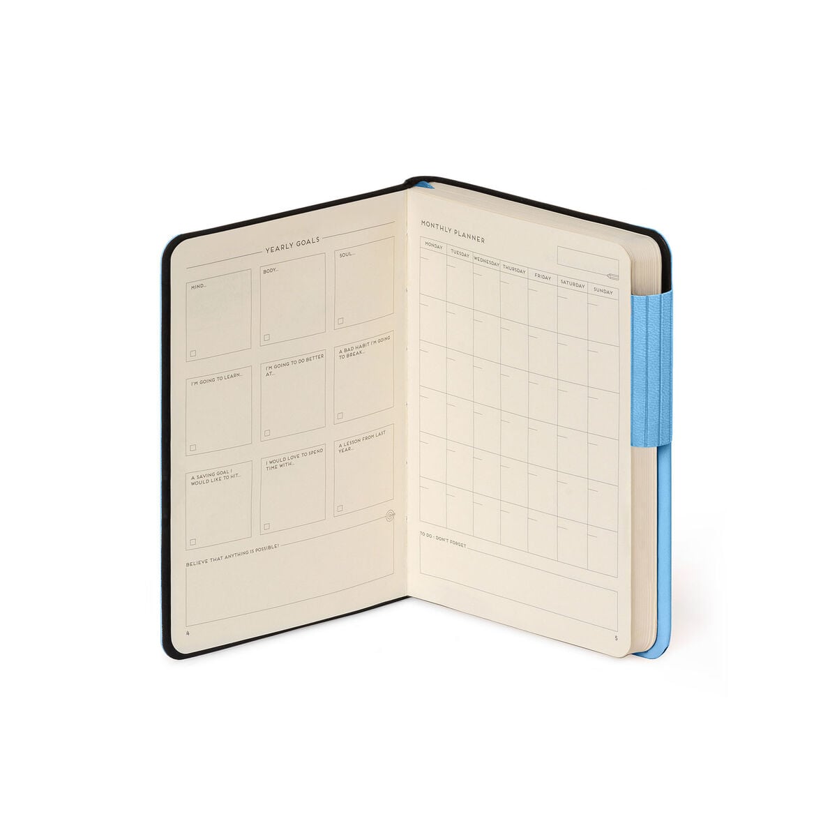 Legami - Cuaderno Rayado con Tapa Blanda Monocromo - Azul Retro - My Notebook