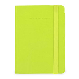 Legami - Cuaderno Rayado con Cubierta Suave Monocromática - Chartreuse - My Notebook