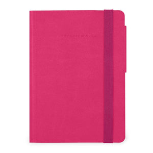 Legami - Cuaderno Rayado con Cubierta Blanda Monocromo - Frambuesa - Mi Cuaderno