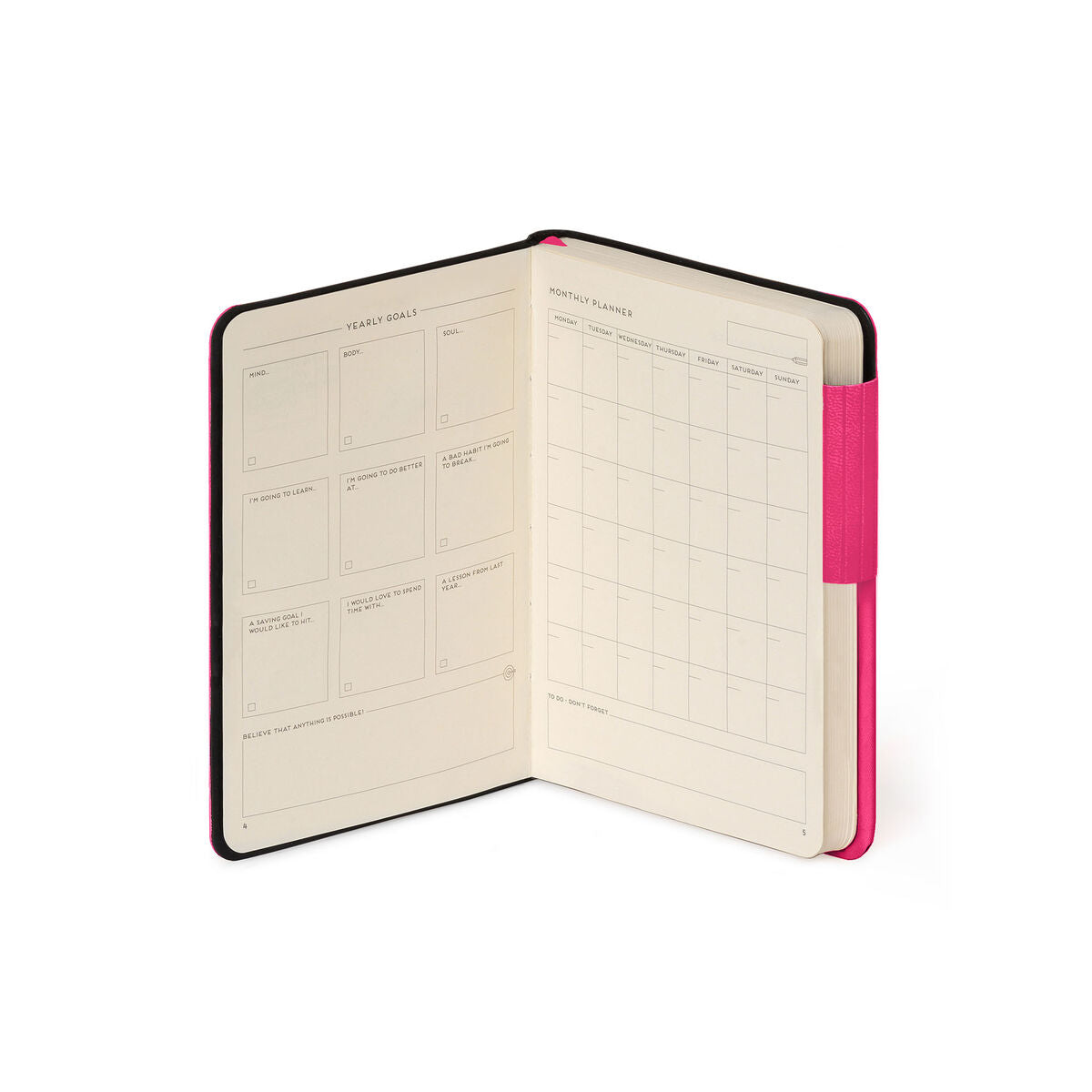 Legami - Cuaderno Rayado con Cubierta Blanda Monocromo - Frambuesa - Mi Cuaderno