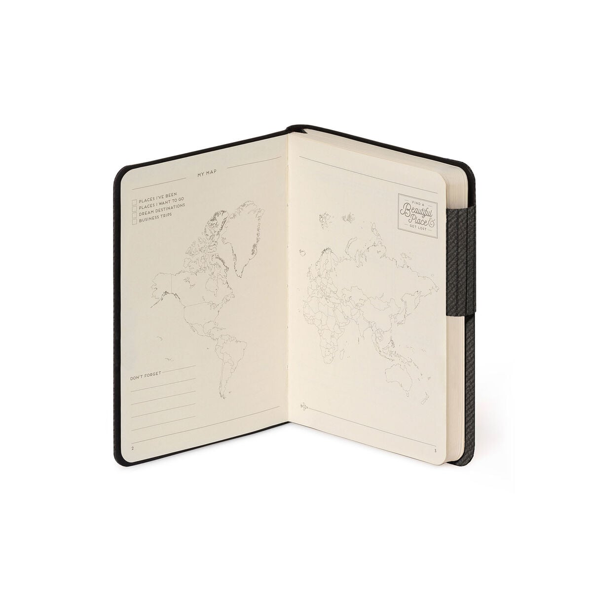 Legami - Cuaderno Rayado con Tapa Blanda Monocroma - Grafito Oscuro - Mi Cuaderno