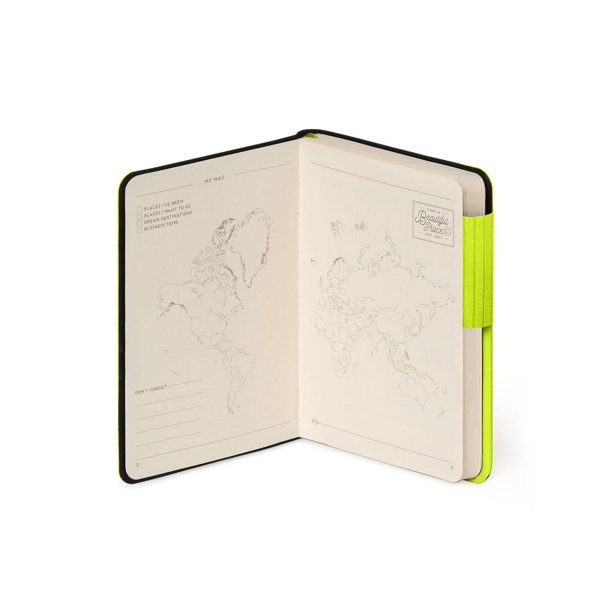 Legami - Cuaderno con Páginas en Blanco y Tapa Blanda Monocromática - Chartreuse - My Cuaderno