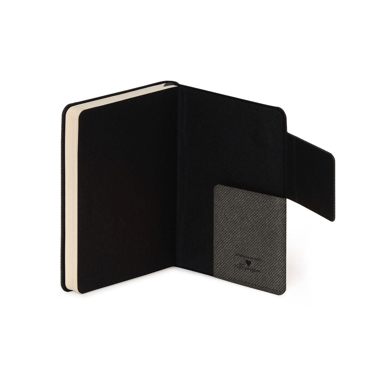 Legami - Cuaderno con páginas en blanco y tapa blanda monocromática - Grafito Oscuro - Mi Cuaderno