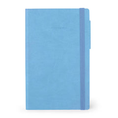 Legami - Cuaderno de rayas con tapa blanda monocromática - Retro Blue - My Notebook