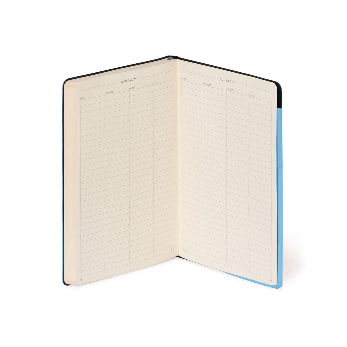 Legami - Cuaderno de rayas con tapa blanda monocromática - Retro Blue - My Notebook