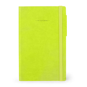 Legami - Cuaderno Rayado con Tapa Blanda Monocromo - Chartreuse - Mi Cuaderno